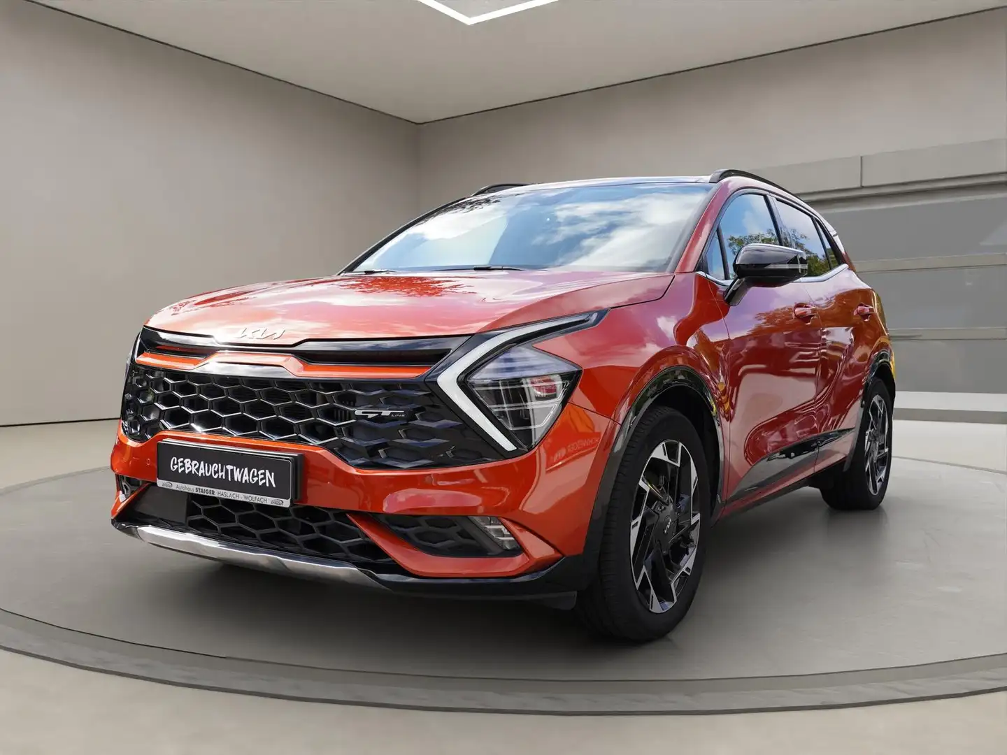 Kia Sportage 1.6T-GDI PHEV GT-Line+4x4+ Orange - 1
