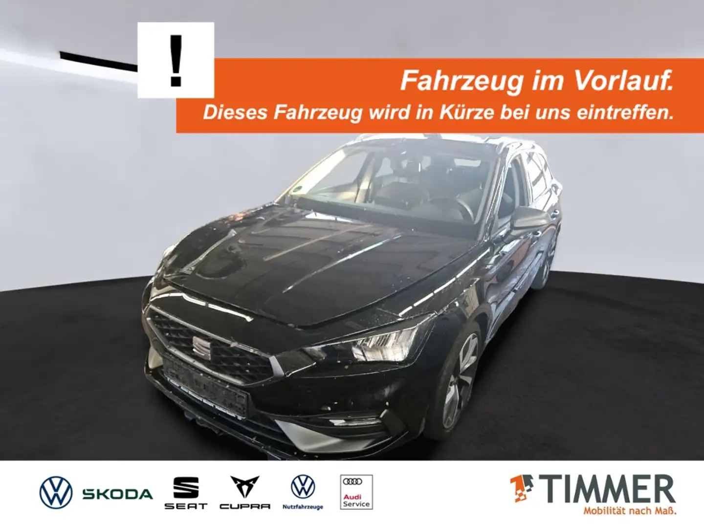 SEAT Leon ST 1.5 TSI FR +LED +PANO +RKAM +"18 +NAVI + Schwarz - 1