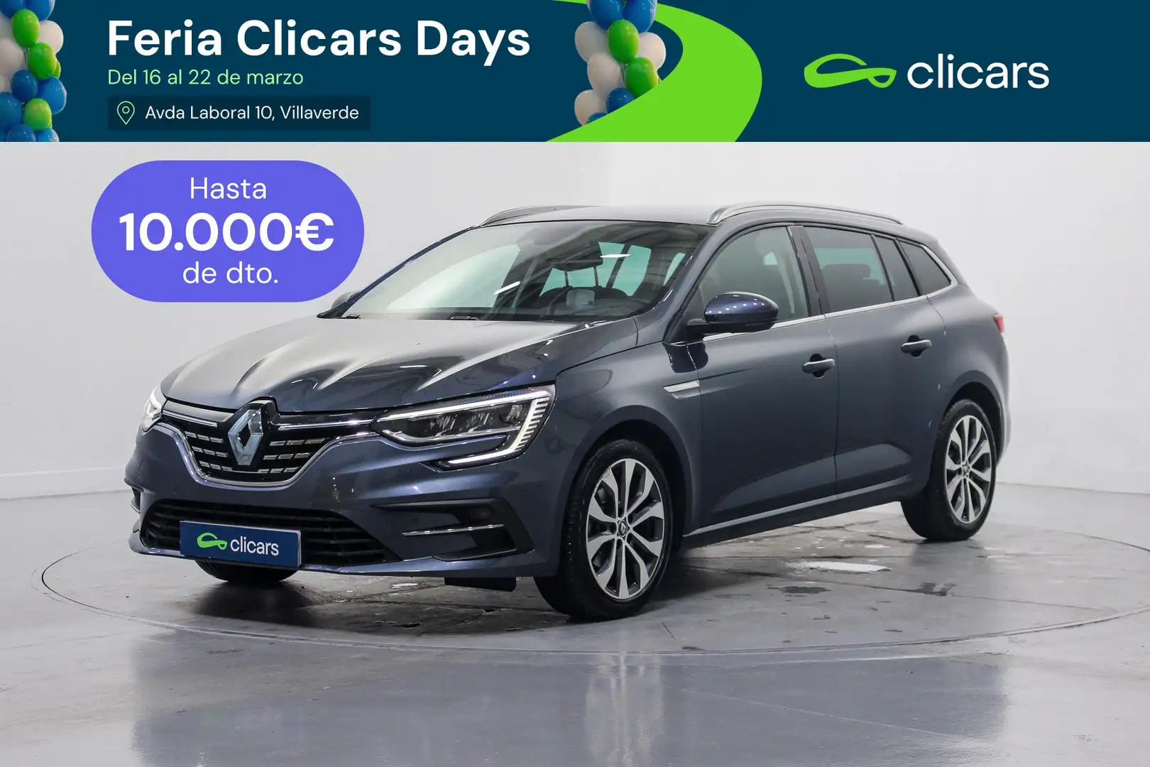 Renault Megane S.T. 1.3 TCe GPF Techno EDC 103kW Gris - 1