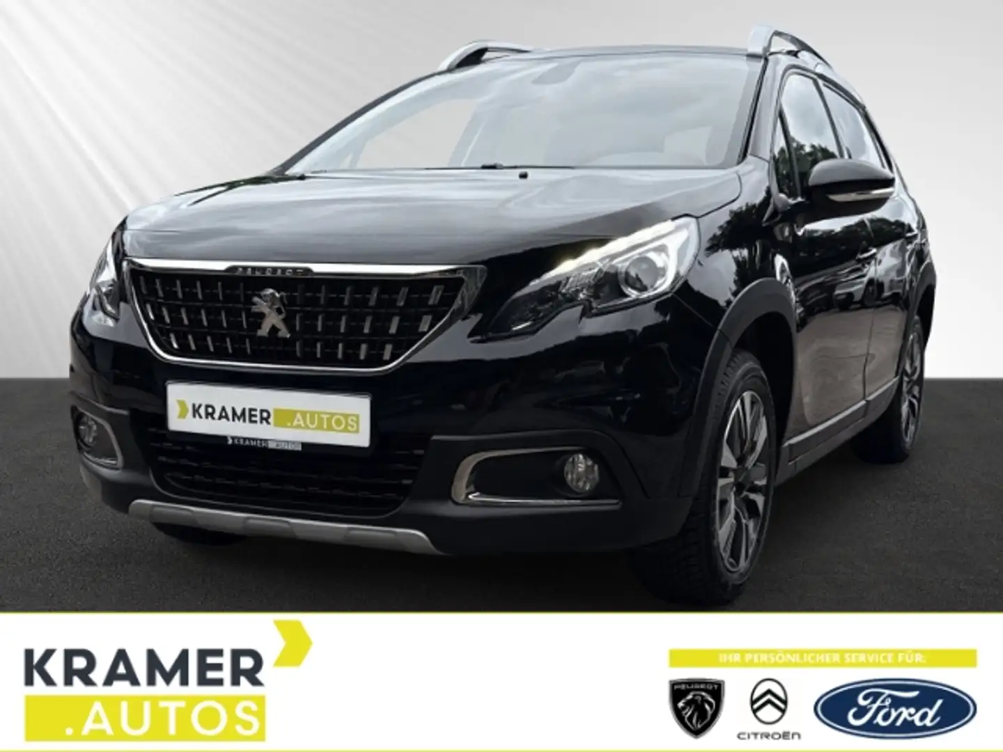 Peugeot 2008 Allure 1.2 PureTech 110*SHZ*KLIMA*TEMPOMAT*RFK*GJR Чёрный - 1