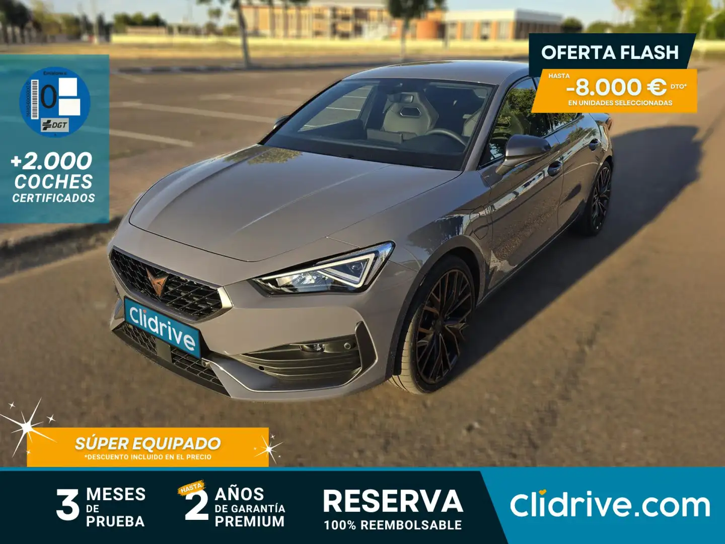 CUPRA VZ CUP 1.4 e-Hybrid 180kW DSG (Negro) Серый - 1
