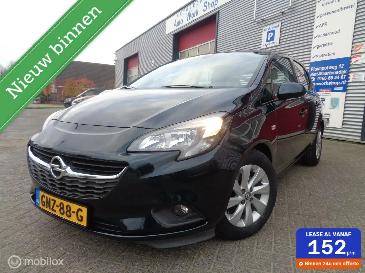 Opel Corsa 1.0 Turbo Edition/Airco/Lm velgen/Carplay/5 deurs/ Groen - 1