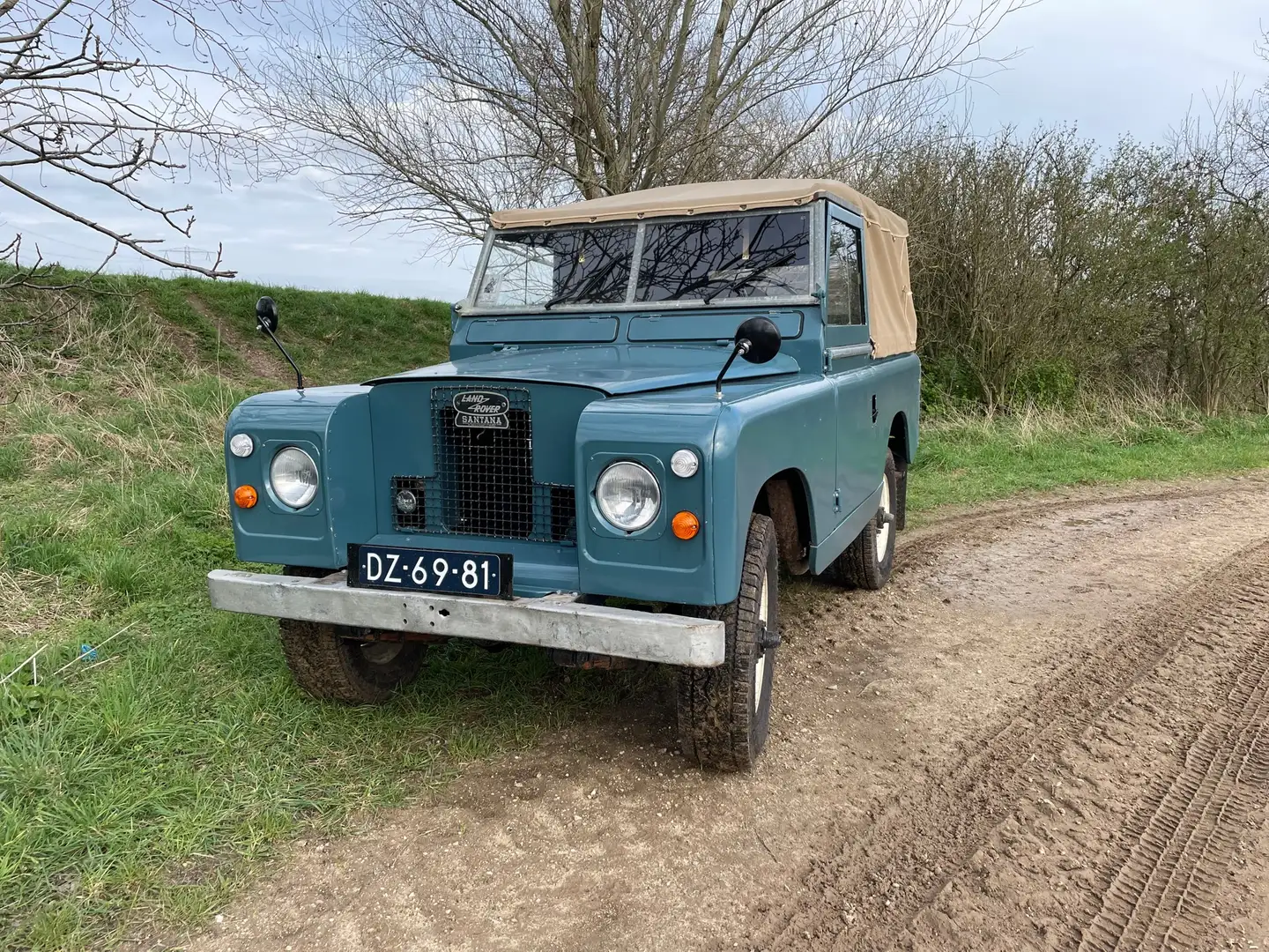 Land Rover Series Land Rover Series 88 2a 1966 Diesel Santana Blau - 2