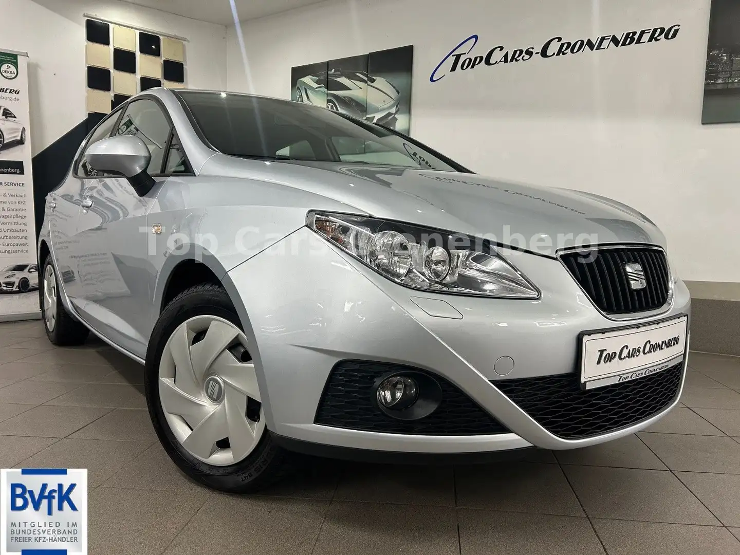 SEAT Ibiza Lim.1.2Style*1.HD*41TKM*Klima*EU5*Tempomat Silber - 1