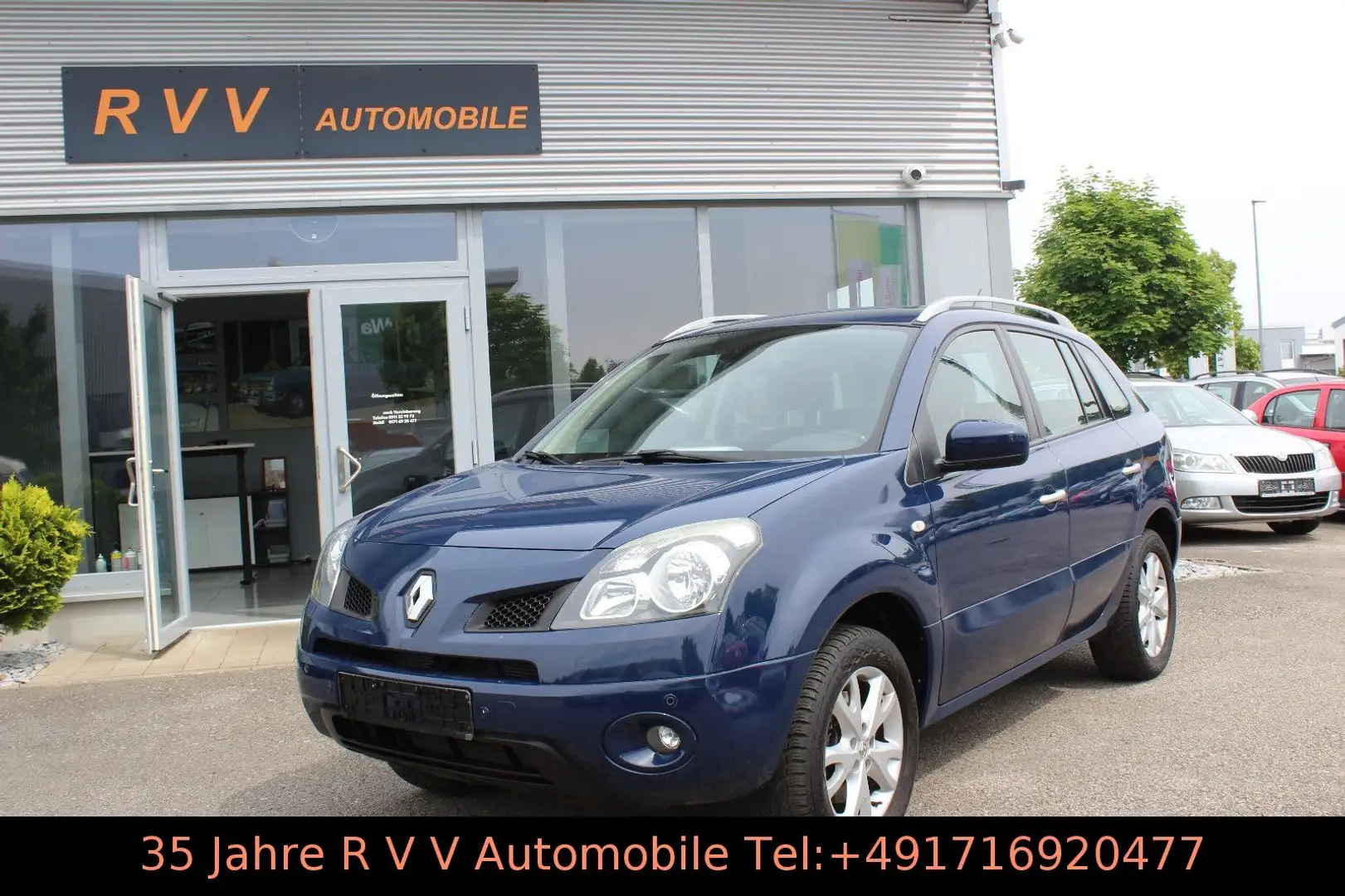 Renault Koleos 2.5 Expression, 4x4, AHK, Alu, TÜV neu Blau - 1