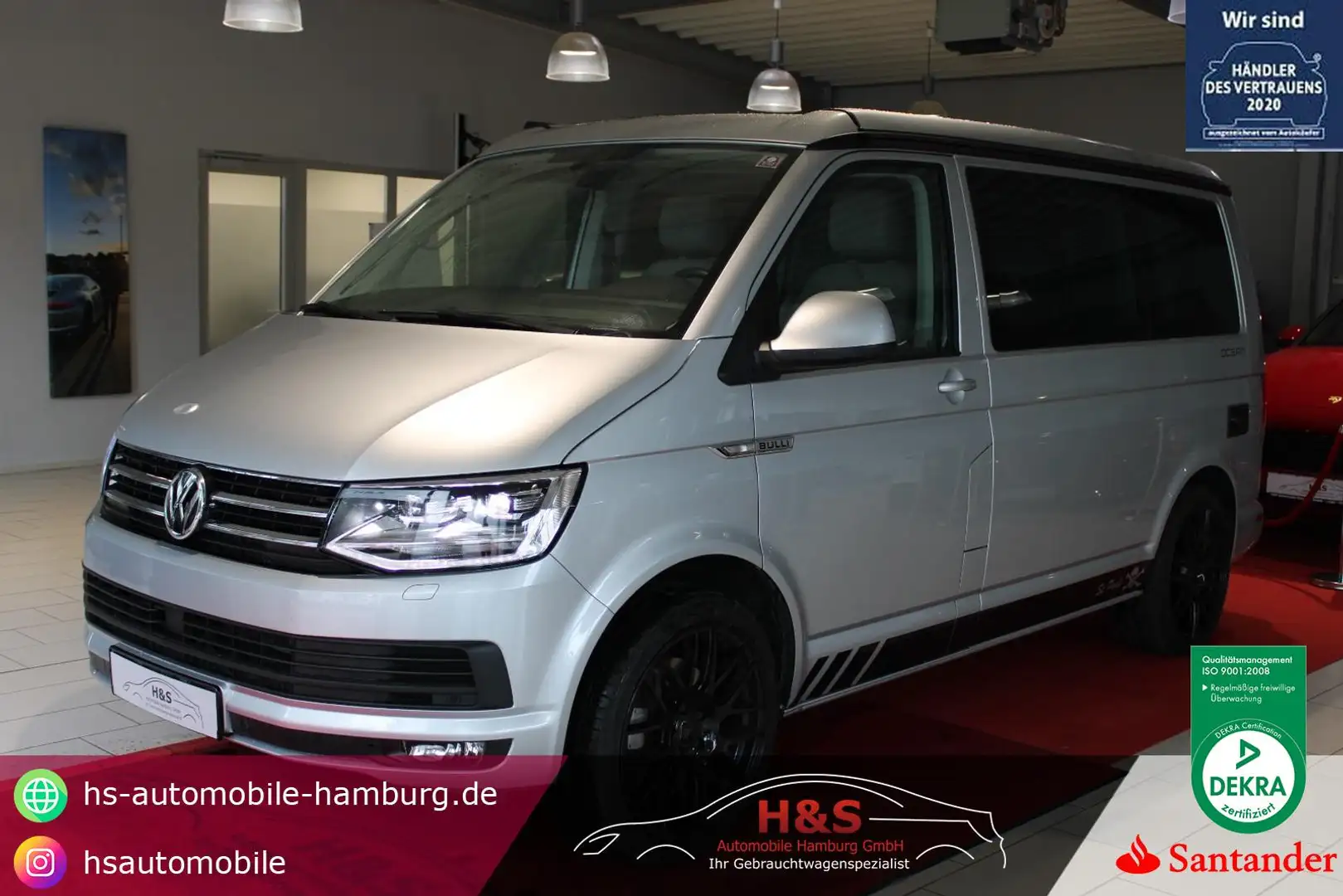 Volkswagen T6 California Ocean *STANDHEIZ./MARKISE/DACH* Srebrny - 1