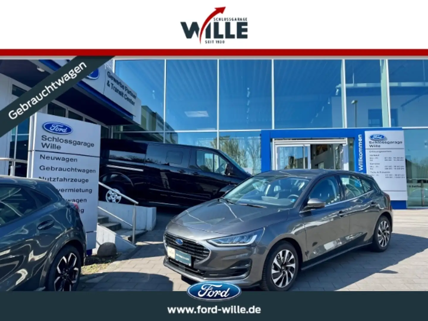 Ford Focus Titanium Automatik Kamera Navi ACC Grijs - 1