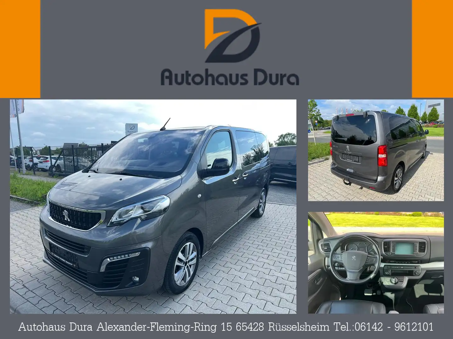 Peugeot Traveller 2.0 BlueHDI 180 Business Allure L2 Aut Gris - 1