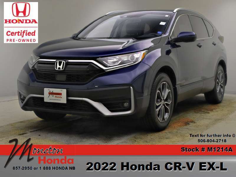 Blue 2022 Honda CR-V SUV / Crossover All-Wheel Drive Automatic