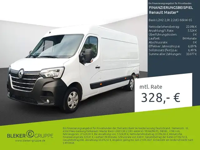 2022 Renault Master in White for sale