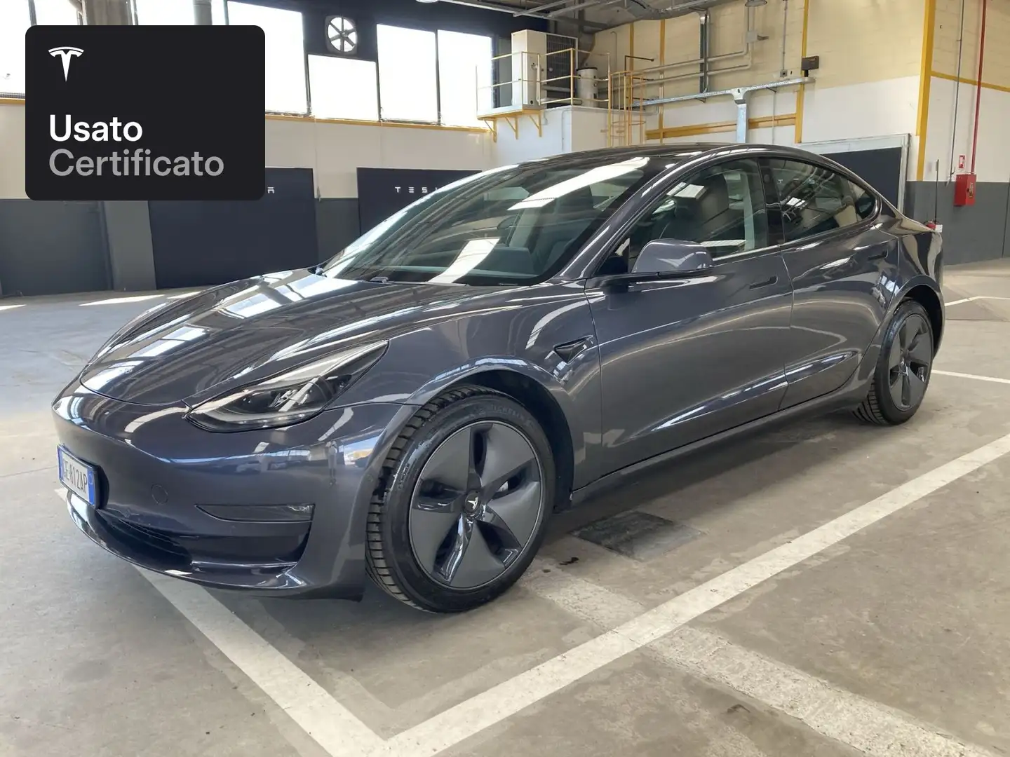 Tesla Model 3 Long Range AWD Argento - 1