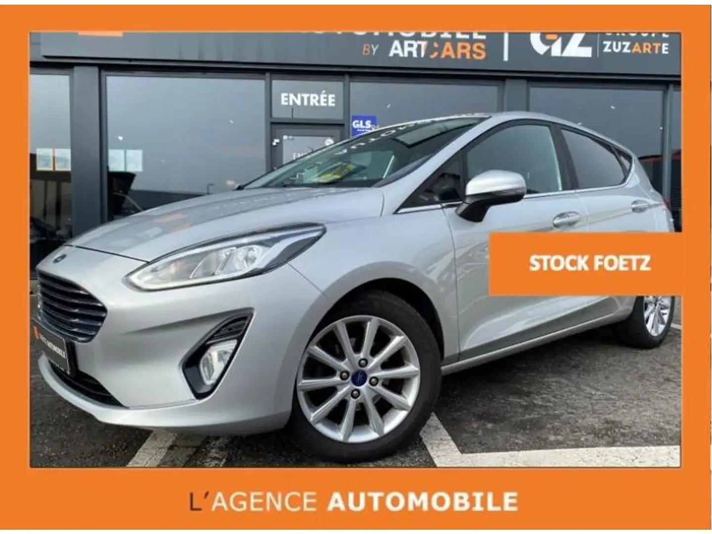 Ford Fiesta 1.0 ECOBOOST TITANIUM Argento - 1