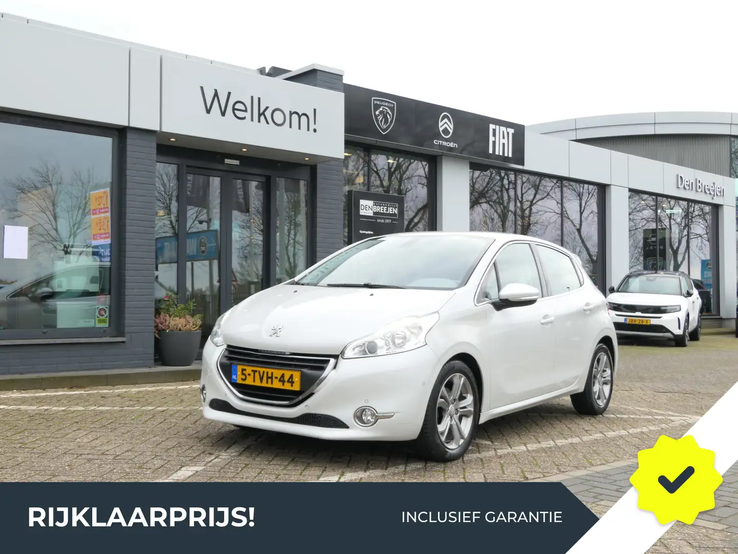 Peugeot 208 1.6 VTi Allure Automaat | Leder | Bluetooth | Navi Blanco - 1