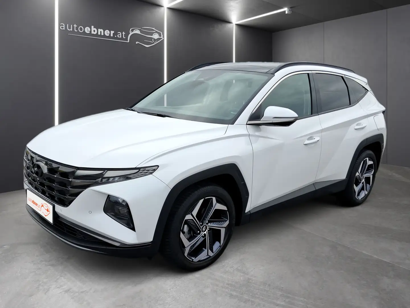 Hyundai TUCSON Tucson Prestige Line 1,6 T-GDI Hybrid 4WD Aut. Weiß - 1