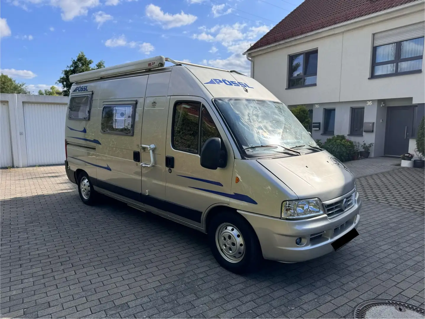 Fiat Ducato Pössl 2Win wohnmobil ,2.8jtd , Tüv neu , ATM , A Gris - 1