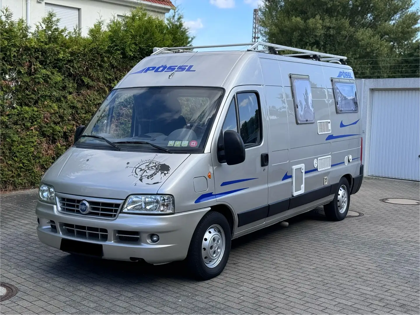 Fiat Ducato Pössl 2Win wohnmobil ,2.8jtd , Tüv neu , ATM , A Gris - 2