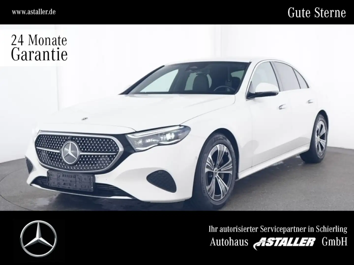 Mercedes-Benz E 450 d 4M Avantgarde 2x LED+MBUX+Sitzklima+WiPa Blanc - 1