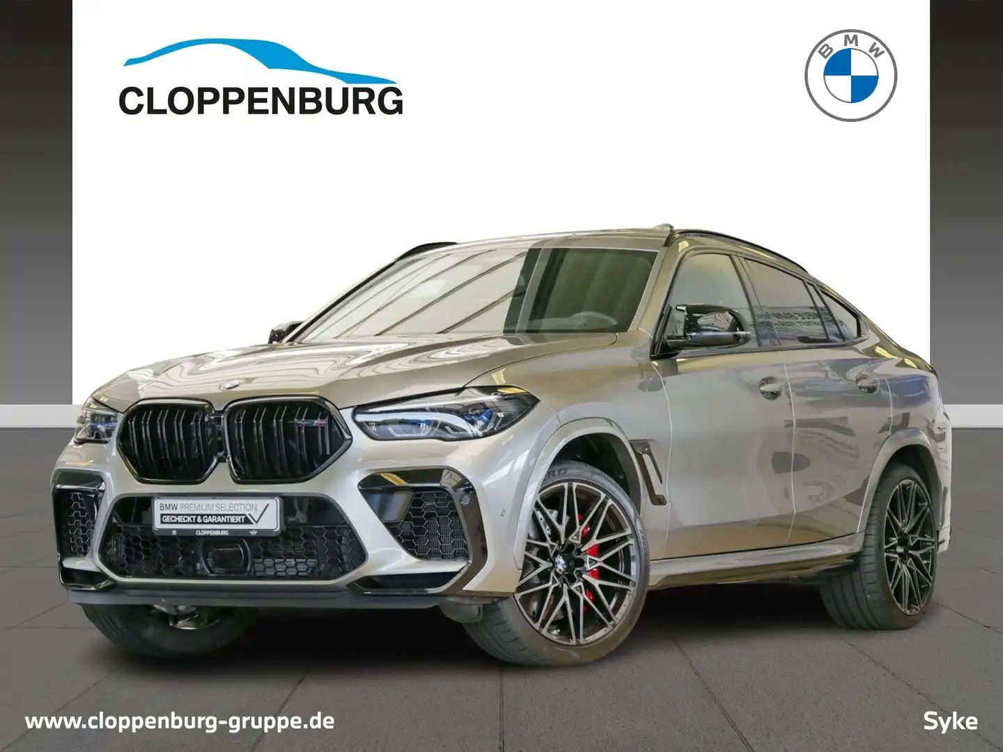 BMW X6 M COMPETITION+LASER+SOFT-CLOSE+SITZLÜFTUNG+HAR/KAR Grigio - 1