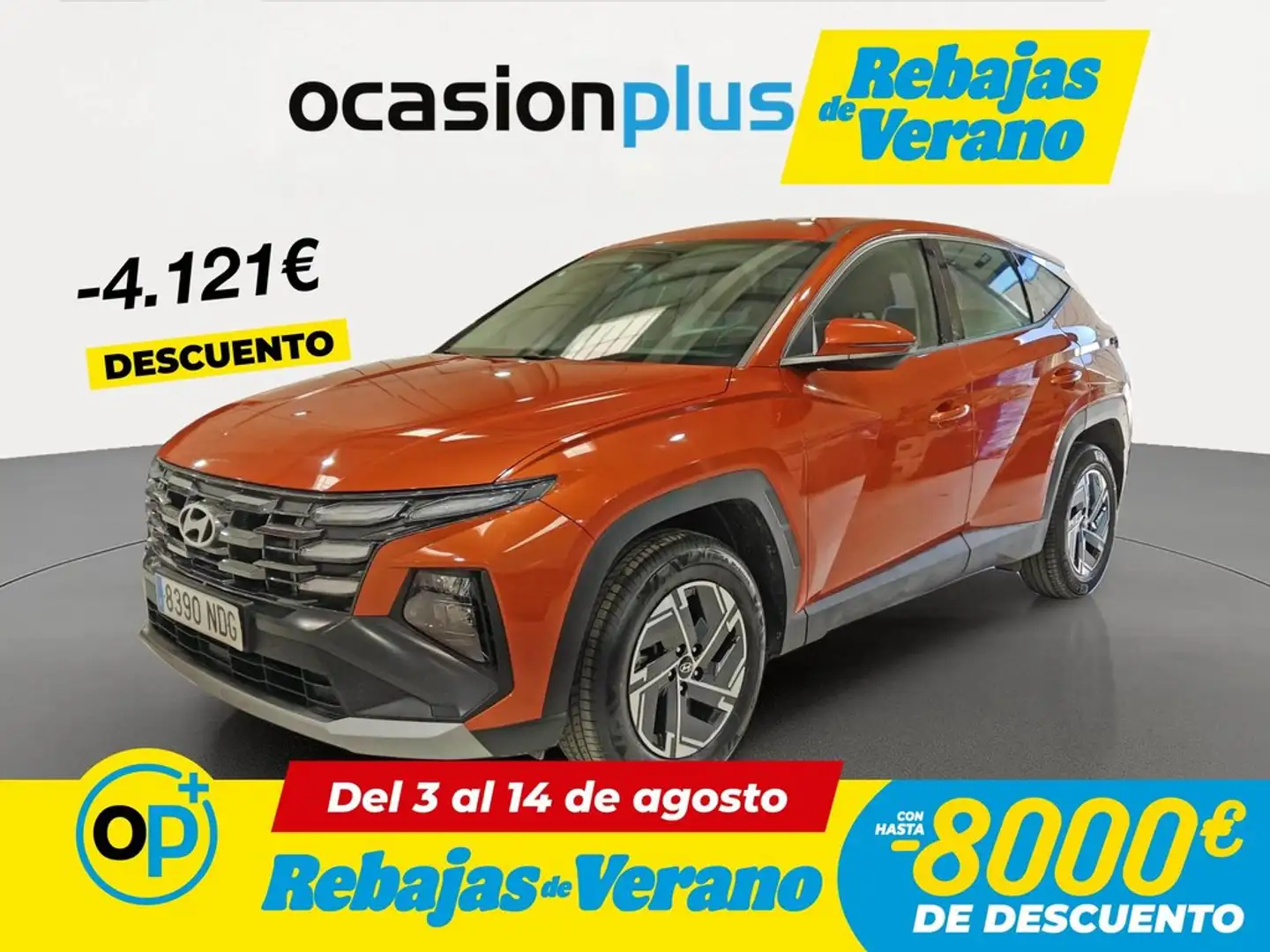 Hyundai TUCSON 1.6 T HEV Klass AT Naranja - 1