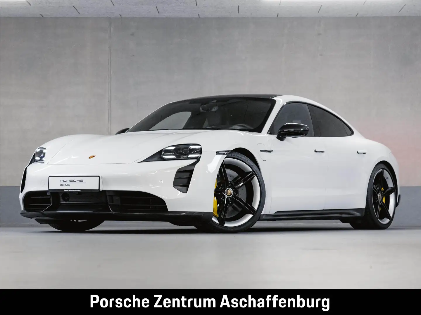 Porsche Taycan Turbo S Sport Design Carbon Burmester 3D Weiß - 1