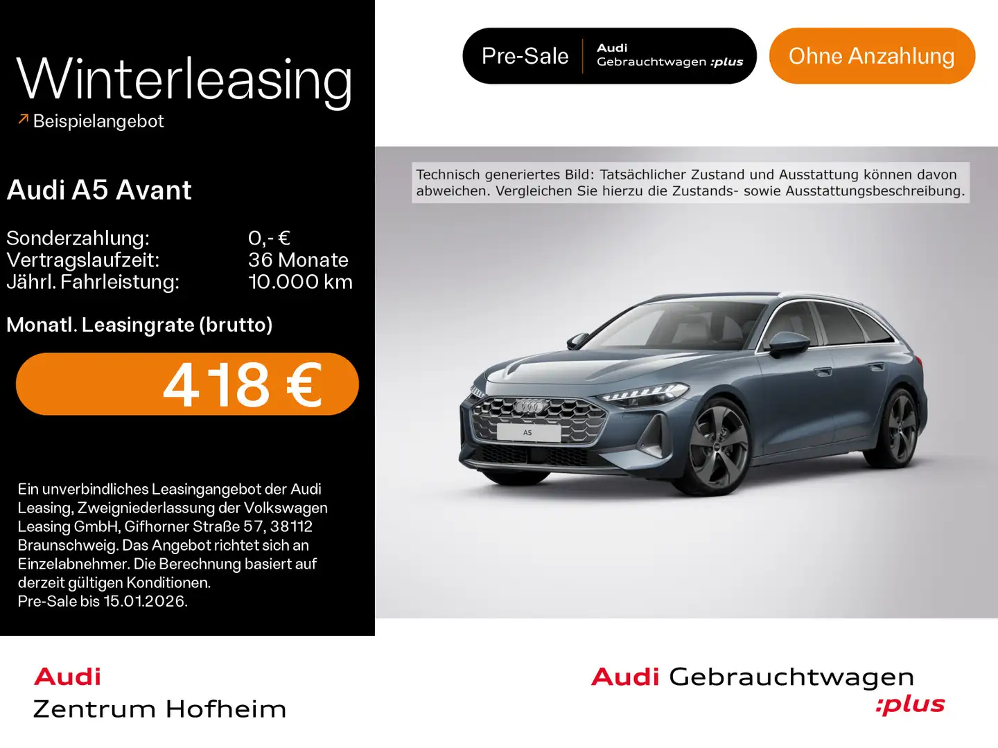 Audi A5 40 TFSI S line S tro*LED*Virtual*Navi+* Blau - 1
