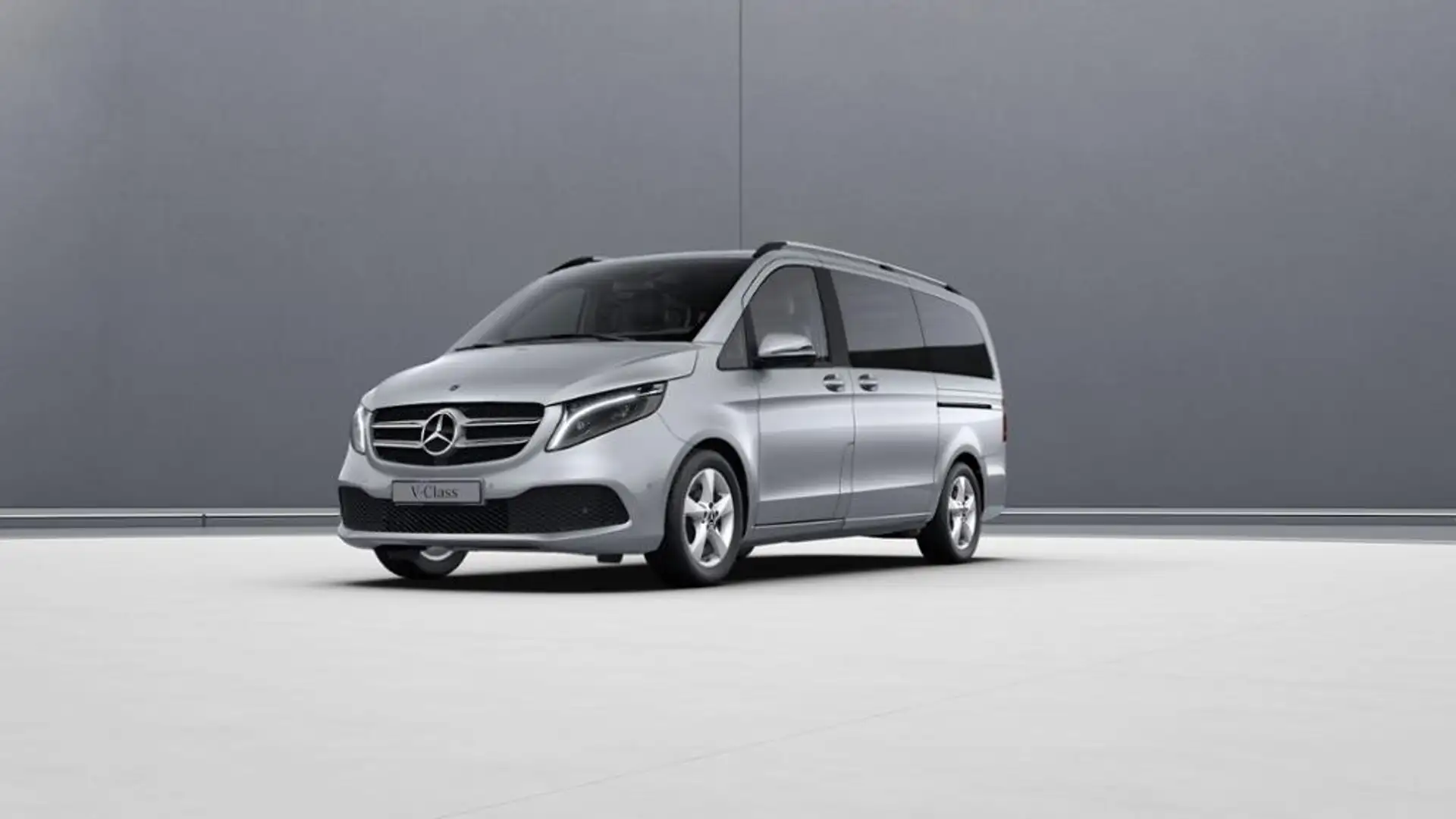 Mercedes-Benz V 250 d 4M lang EDITION/ILS/AHK/DISTRONIC/RfCam Silber - 1