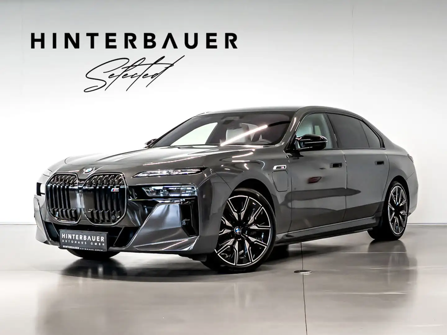 BMW 760 M760e xDrive*LUFTFED*PANO*MEMORY*SOFT-CLOSE*B&W* Gris - 1