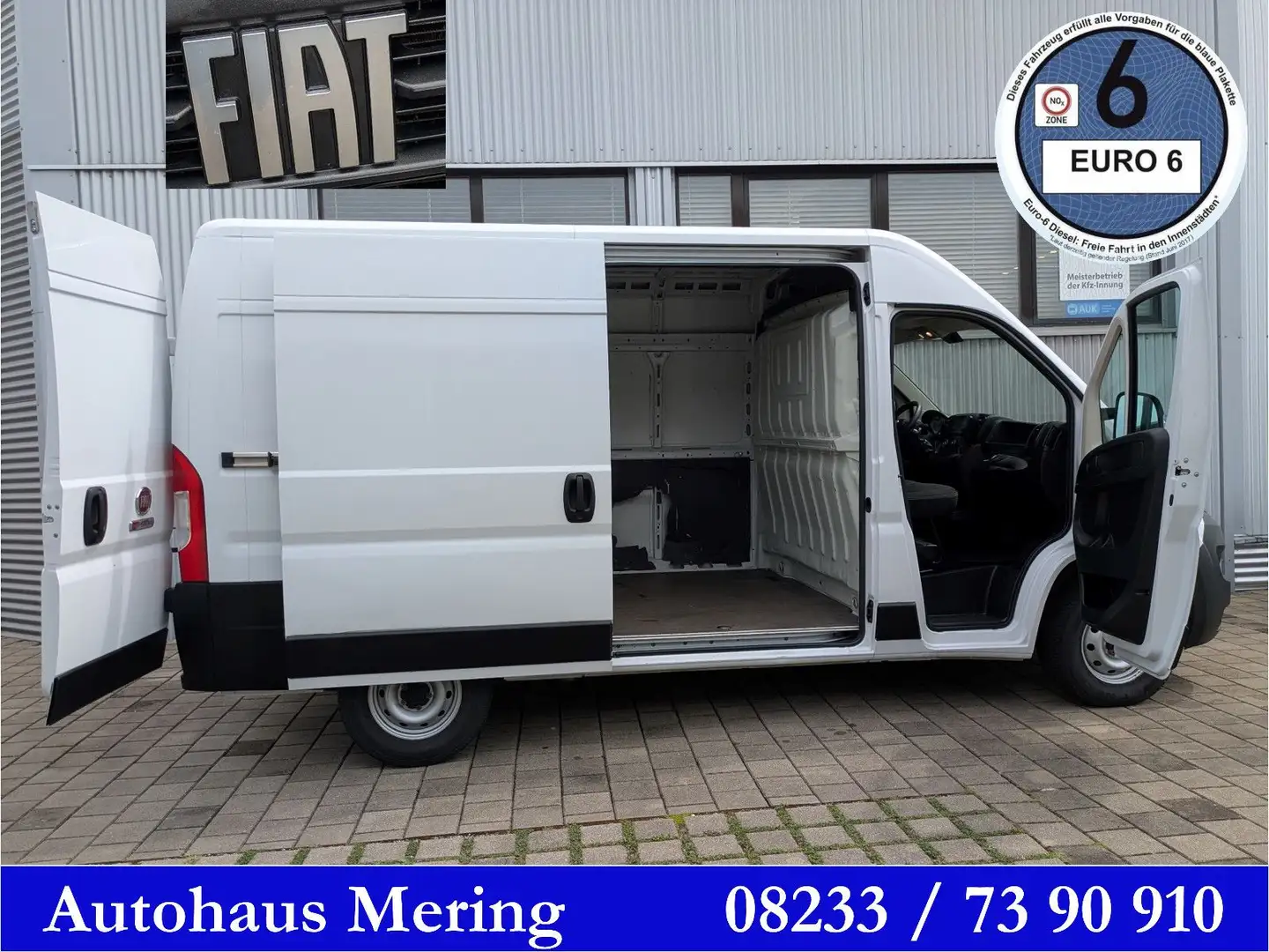 Fiat Ducato Fiat Ducato 3.3to 120PS Klima PDC L2H2 2,2ltr. Blanc - 1