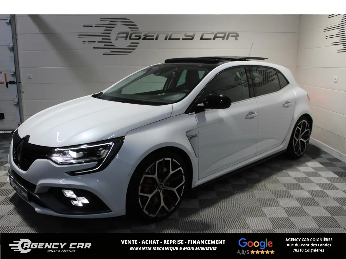 Renault Megane RS Trophy 300 cv- BV EDC - Toit ouvrant Blanc - 1