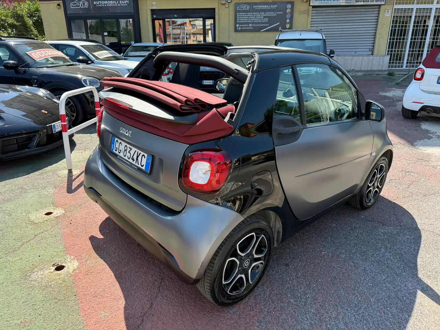smart forTwo 0.9 ALL. PASSION Automatica *CABRIO* Grigio - 2