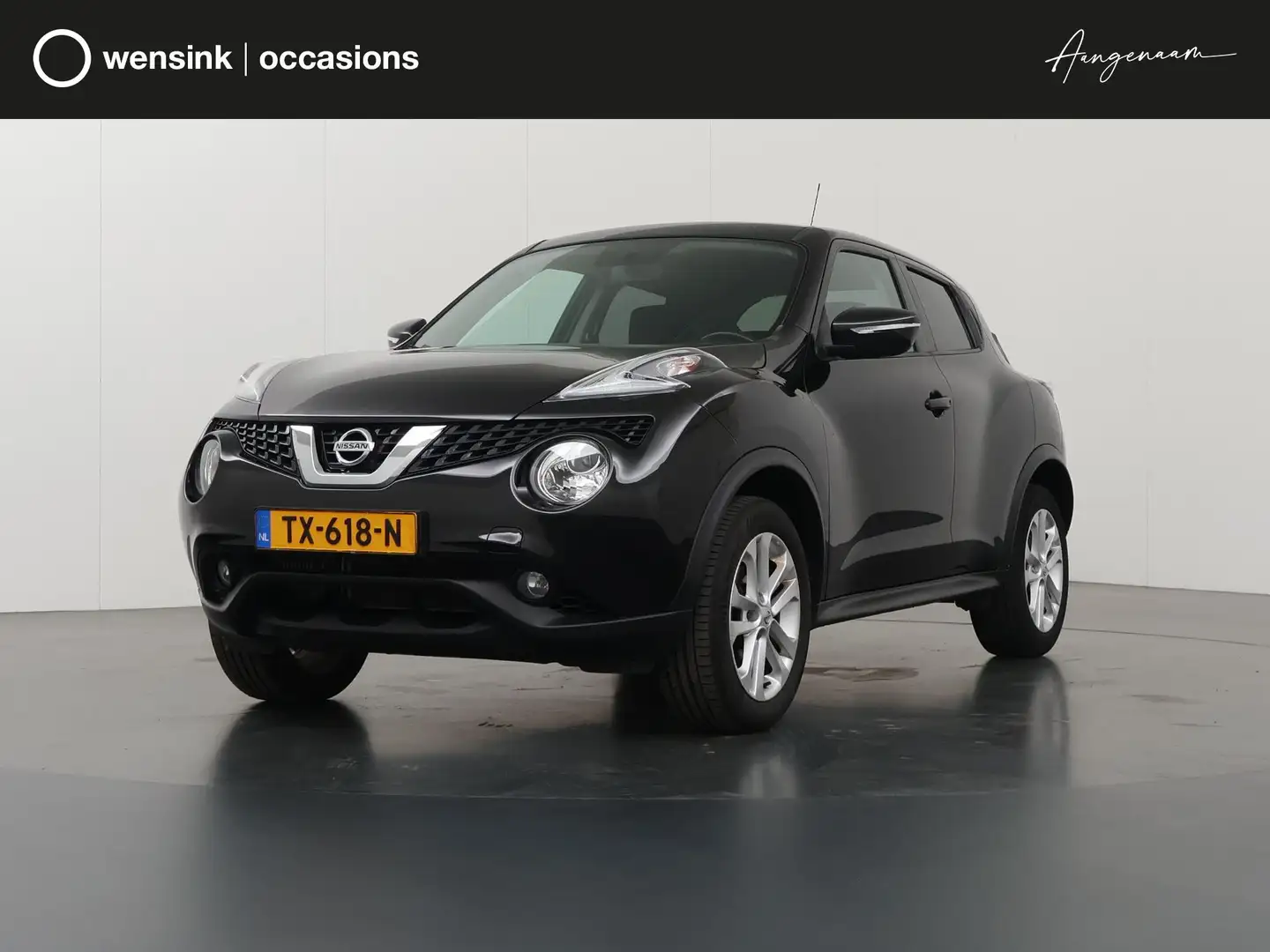 Nissan Juke 1.2 DIG-T S/S Acenta | Trekhaak | Navigatie | Park Noir - 1
