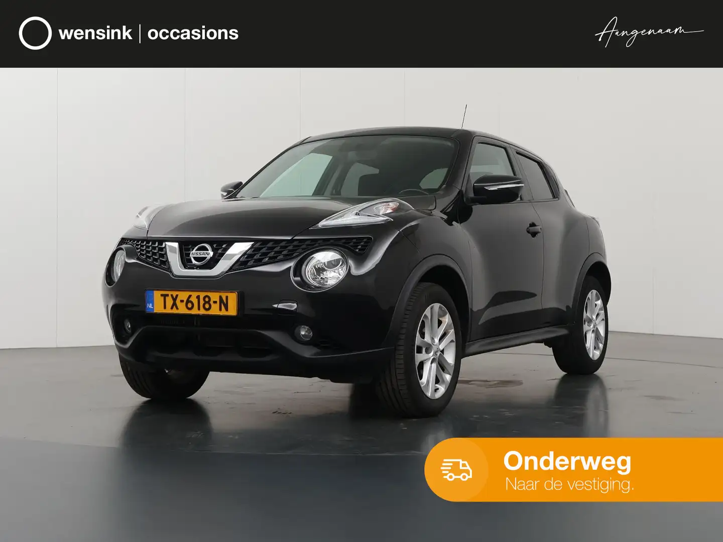 Nissan Juke 1.2 DIG-T S/S Acenta | Trekhaak | Navigatie | Park Zwart - 1