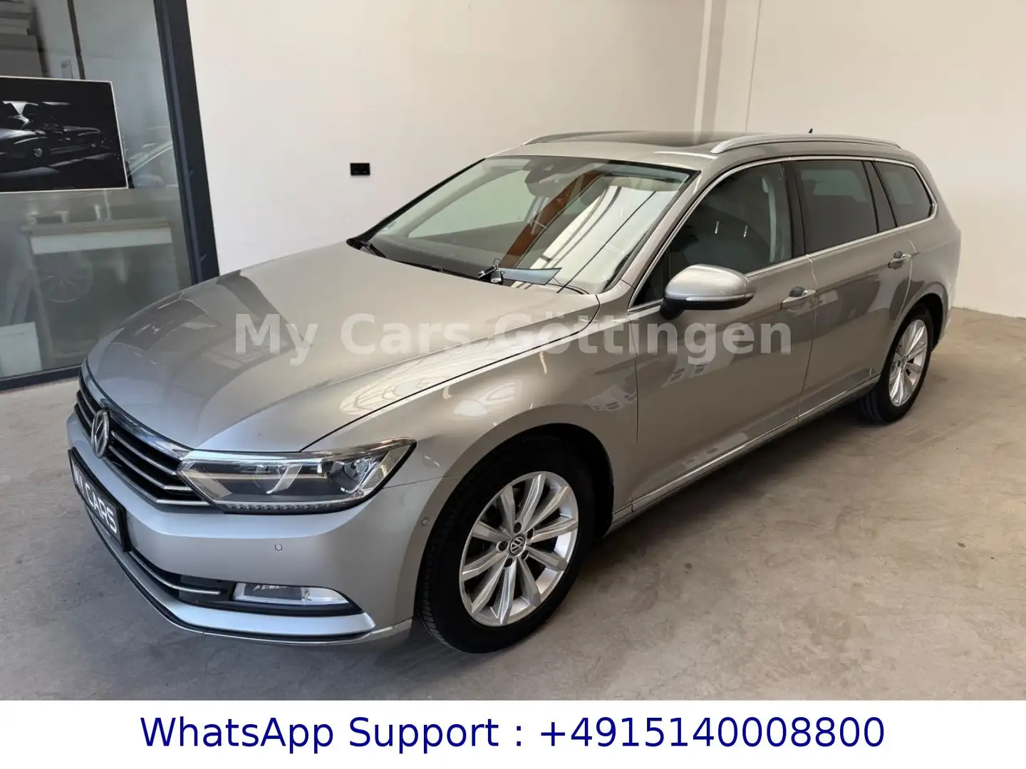 Volkswagen Passat Variant Highline LED Pano AHK VOLL 1.HAND Plateado - 1