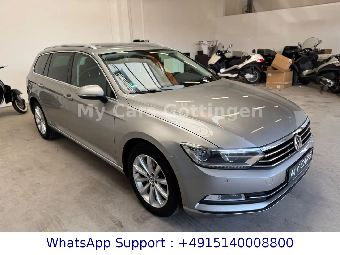 Volkswagen Passat Variant Highline LED Pano AHK VOLL 1.HAND Plateado - 2