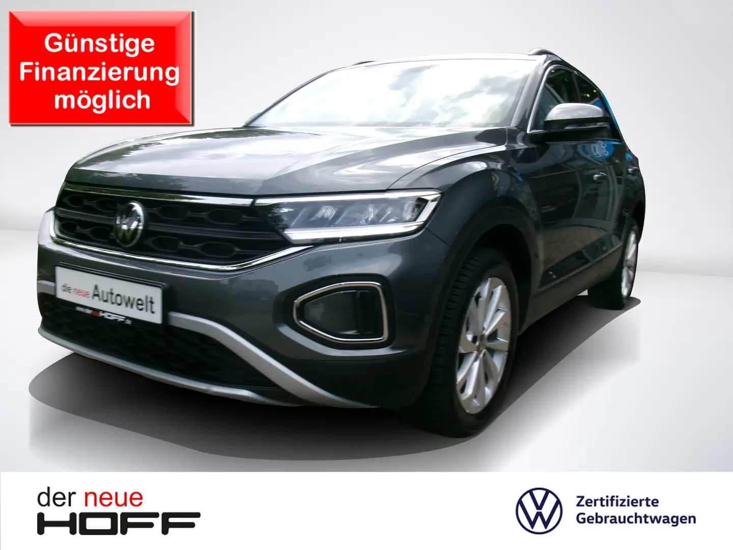 Volkswagen T-Roc 1.0 TSI Life Navi Kamera SHZ Allwetter Standheizun Grey - 1