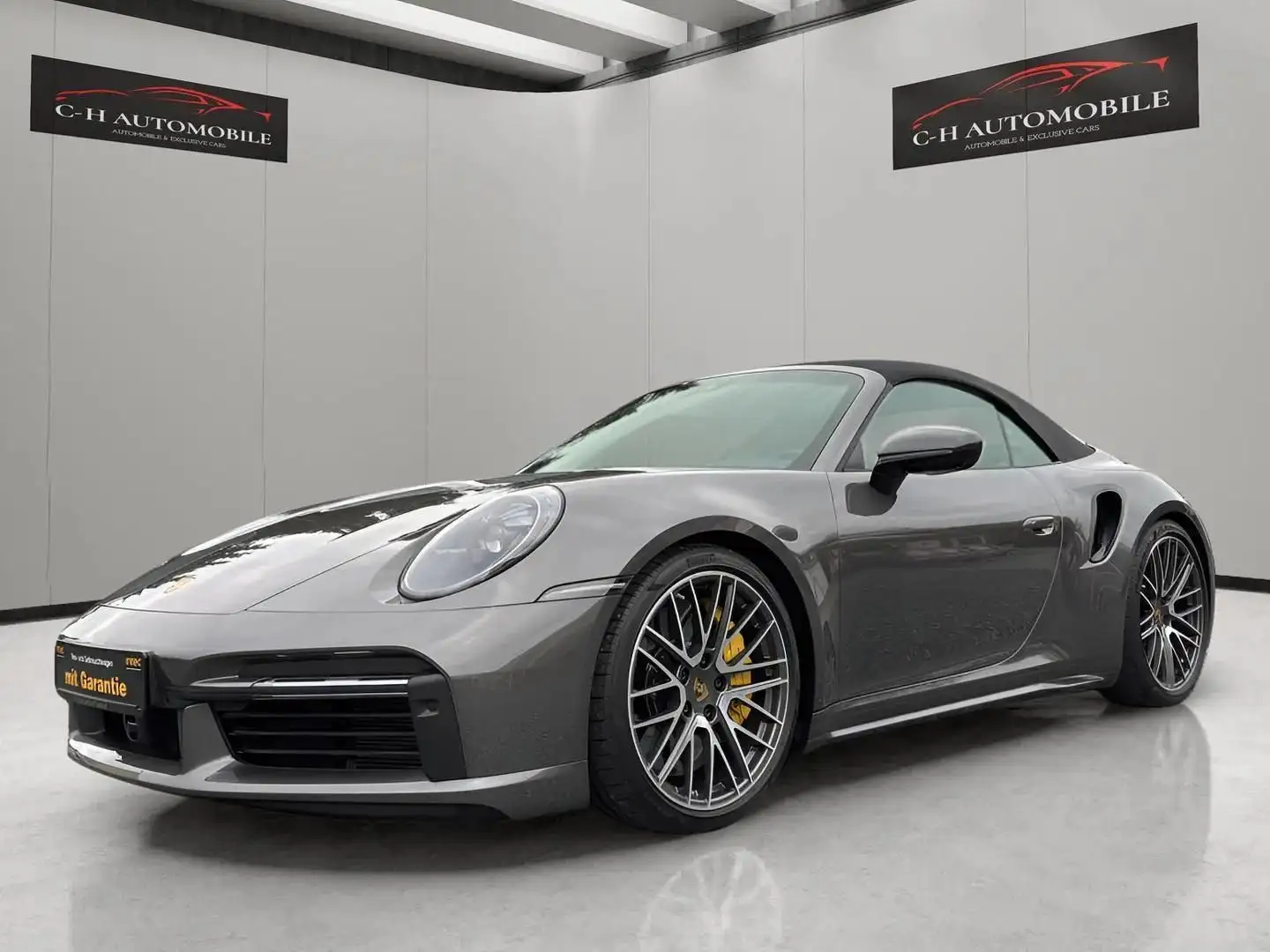 Porsche 911 Turbo S Cabriolet*Ceramic*Carbon*Lift*Aprove Grey - 1