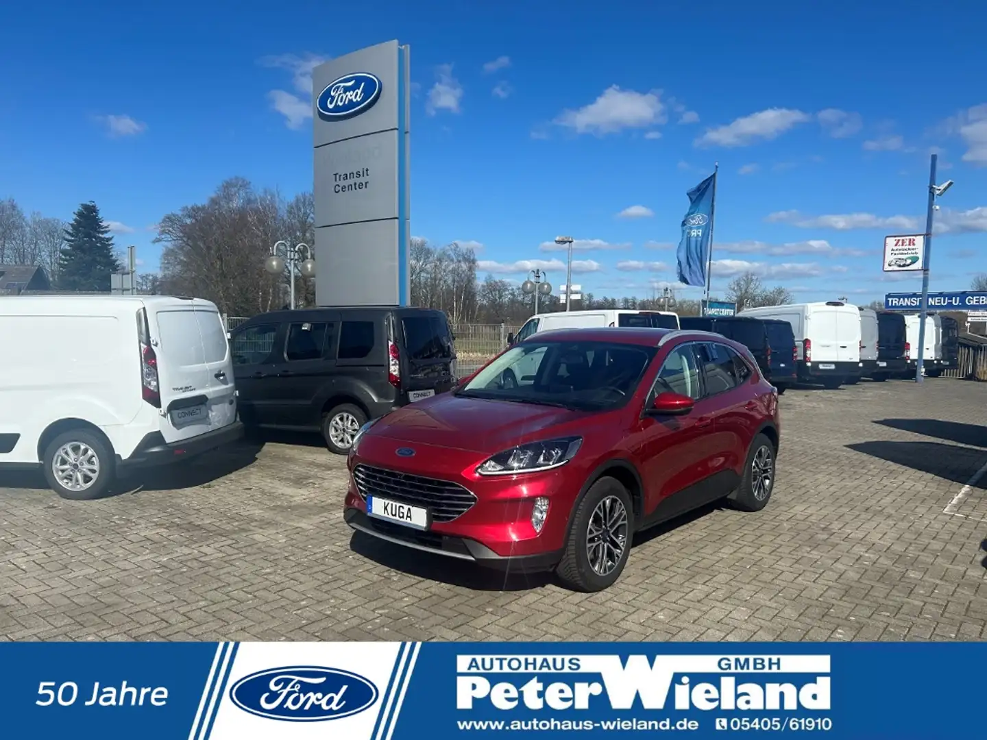 Ford Kuga Plug-In Hybrid Titanium 2.5 Duratec -PHEV EU6d-T A Rot - 1