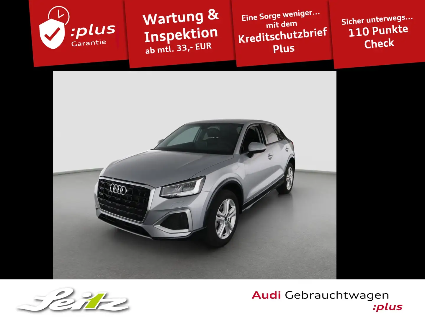 Audi Q2 35 TFSI advanced *AHK*PARKSENSOR*SITZH*LED* Silber - 1