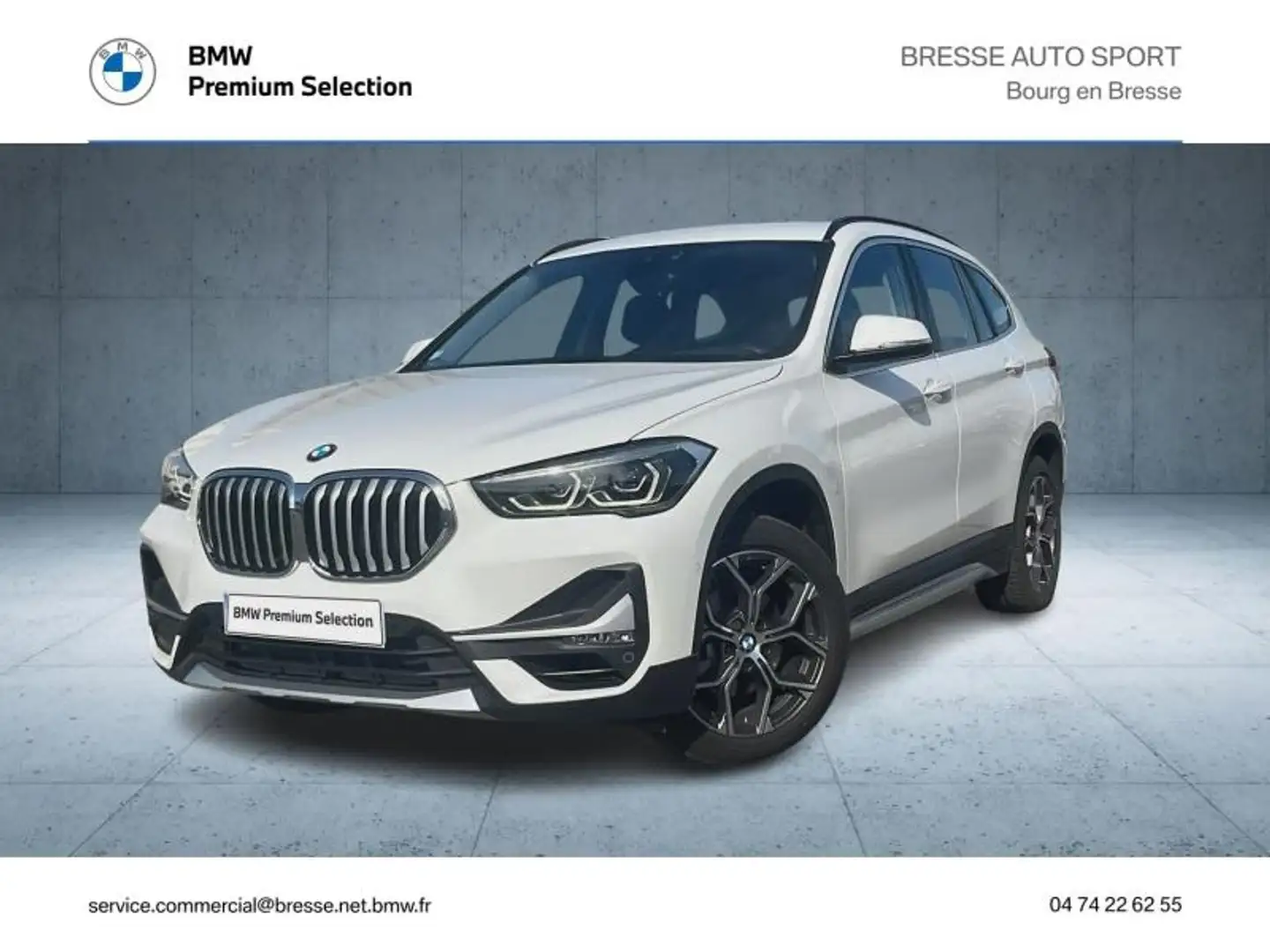 BMW X1 sDrive18iA 140ch xLine DKG7 Blanc - 1
