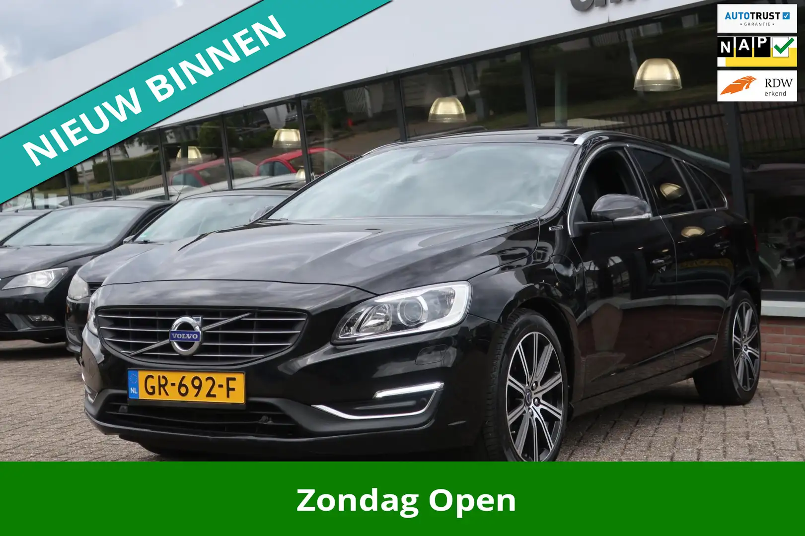 Volvo V60 2.4 D6 Twin Engine R-Design 2e EIG_PANO_PDC V+A_19 Negru - 1