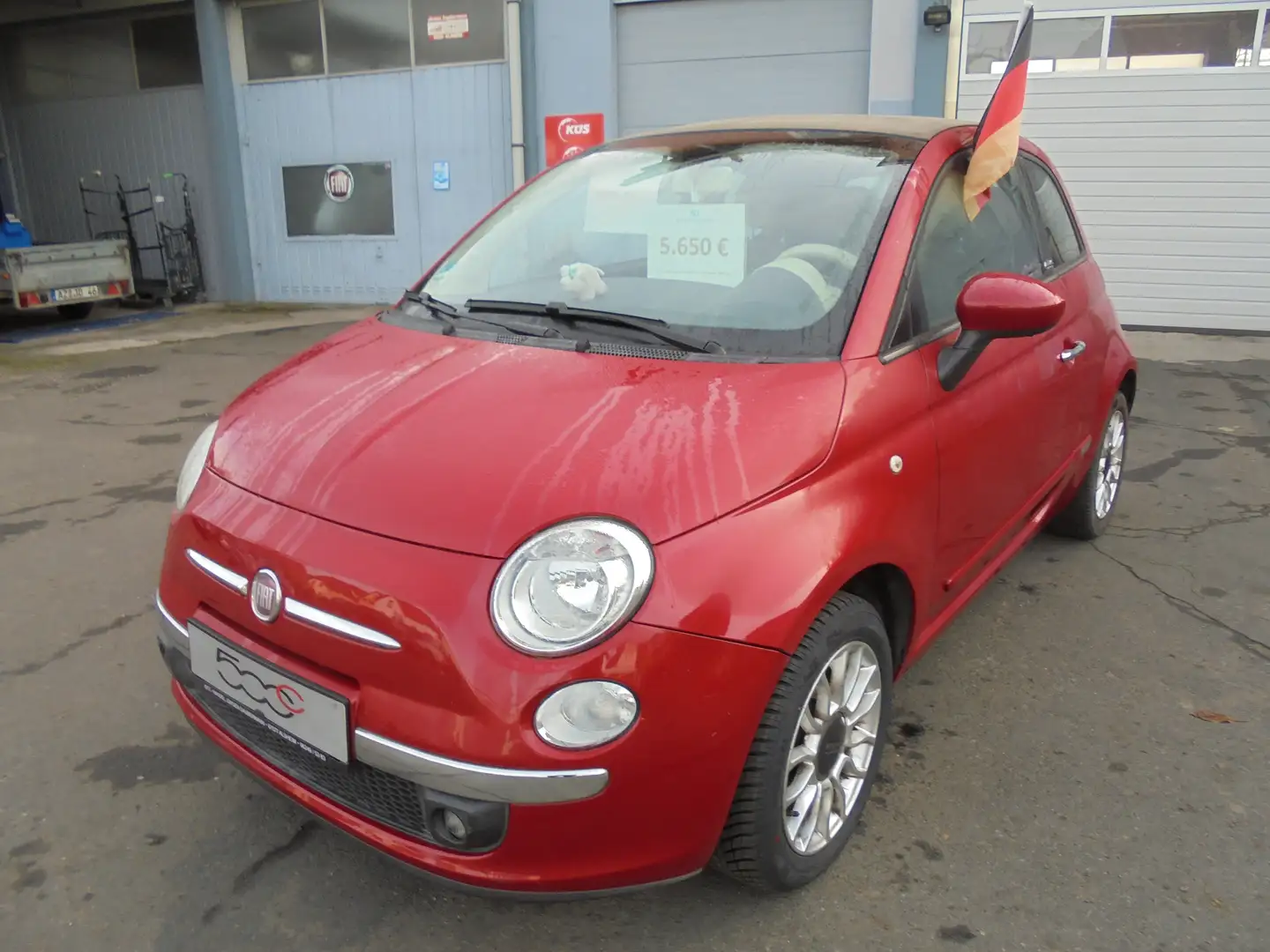 Fiat 500C 500 1.4 16V Sport Rouge - 1