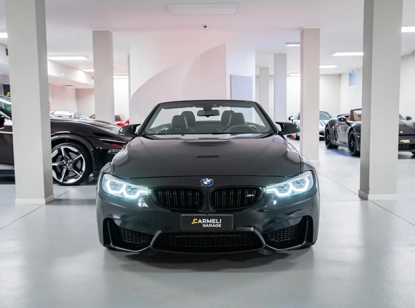 BMW M4 Cabrio -IVA ESPOSTA-TETTO-TAGLIANDI UFFICIALI Nero - 2
