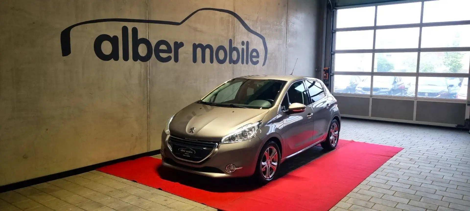 Peugeot 208 Allure 1.Hand Navi Temp Vollleder-Sportsitze Grijs - 1