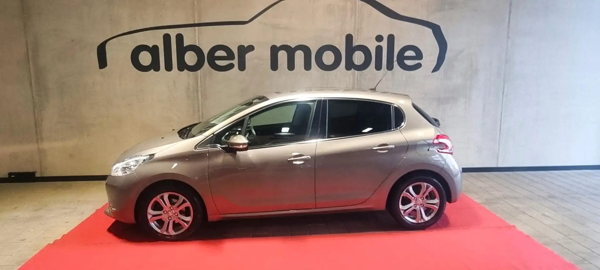 Peugeot 208 Allure 1.Hand Navi Temp Vollleder-Sportsitze Grijs - 2