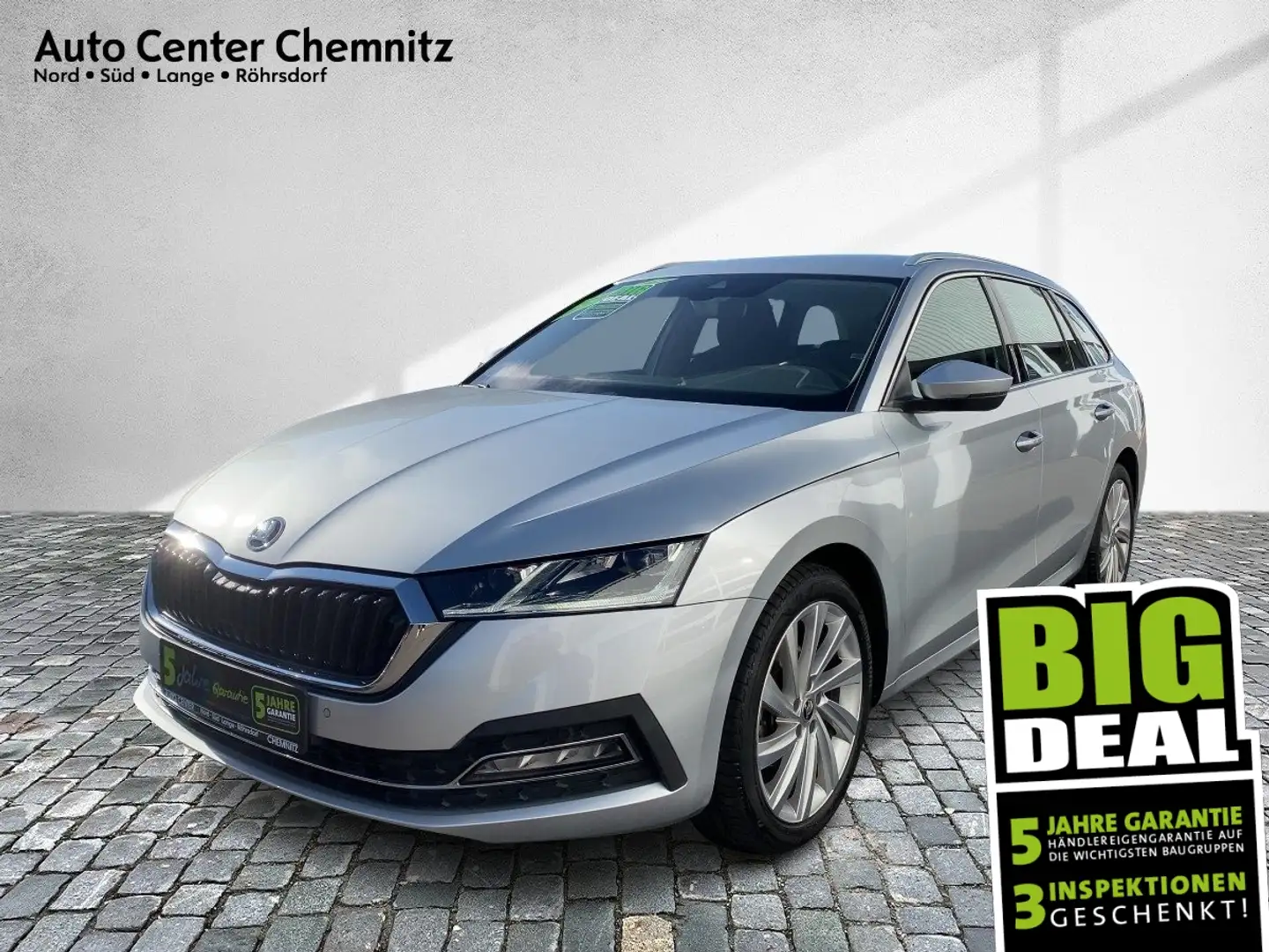 Skoda Octavia 1.5TSI Style Plus Matrix/Navi/SHZ/Kamera Silber - 1