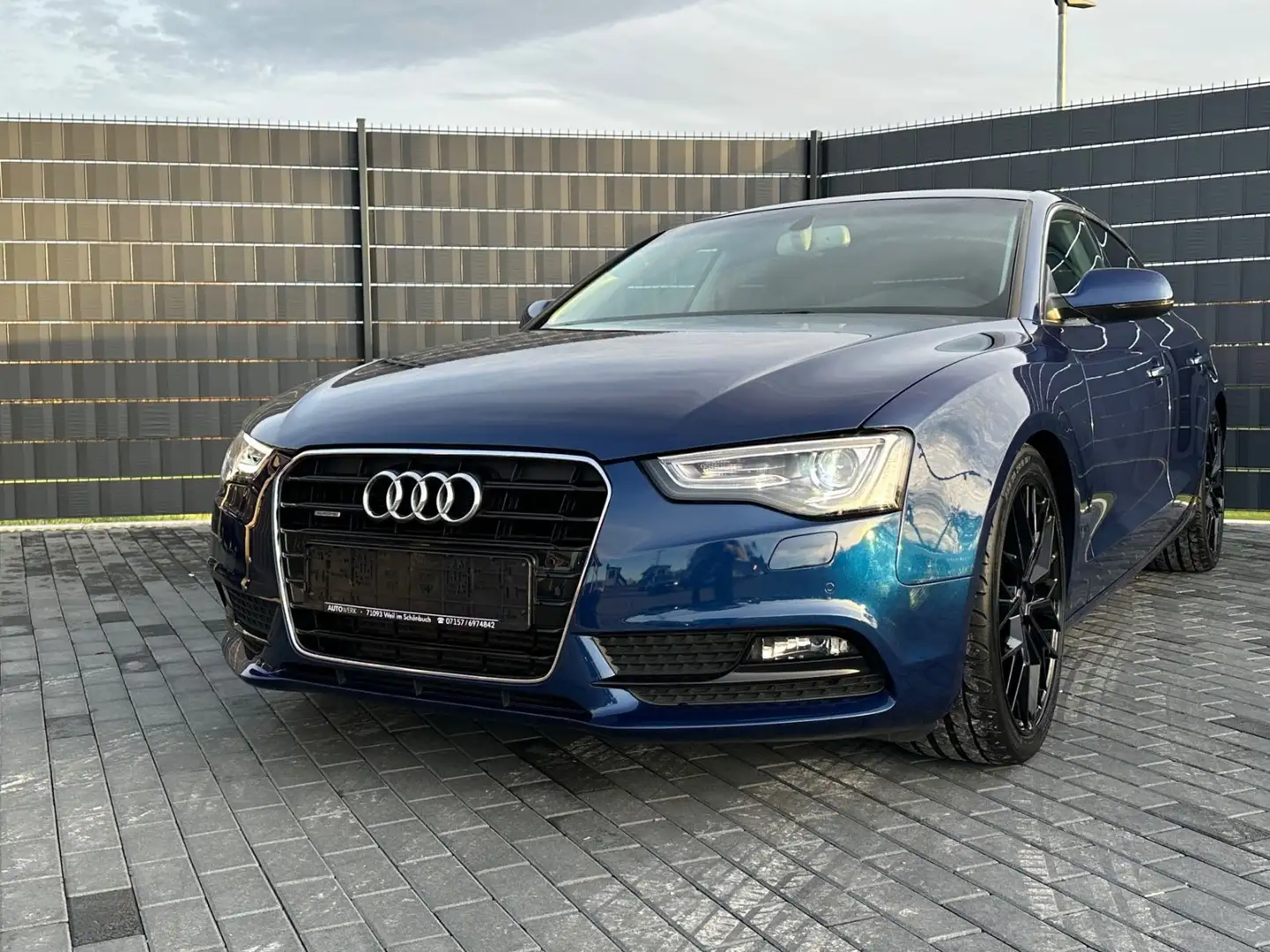 Audi A5 Sportback 2.0 TFSI quattro*S-LINE*MMI*CAM*AHK Blau - 1
