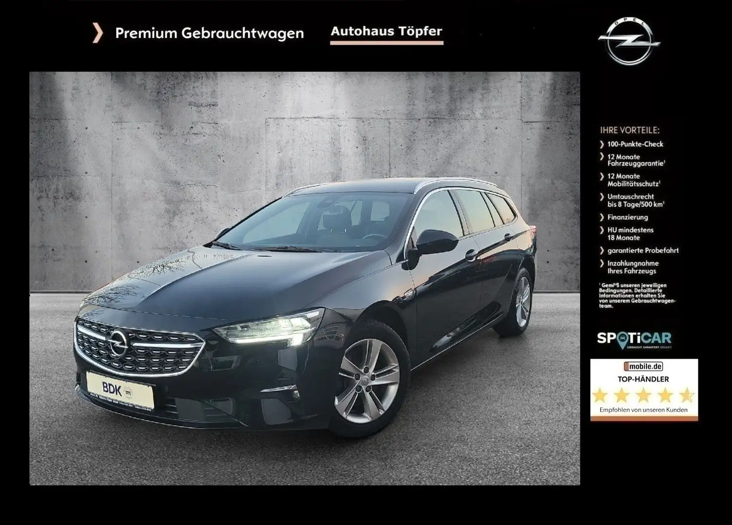 Opel Insignia B ST Premium "Business" 1-Hand/Voll-LED Schwarz - 1