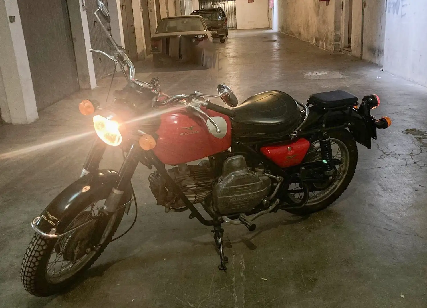 Moto Guzzi Nuovo Falcone Militare Rot - 1