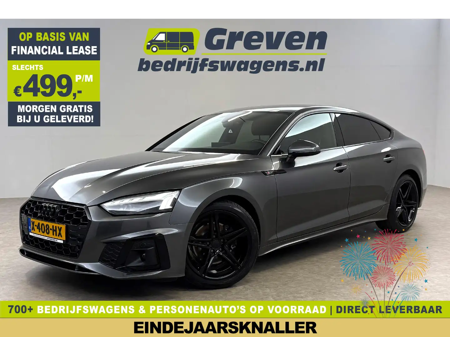 Audi A5 Black Edition S-Line | Virtual | Stoelverw. | Came Grijs - 1