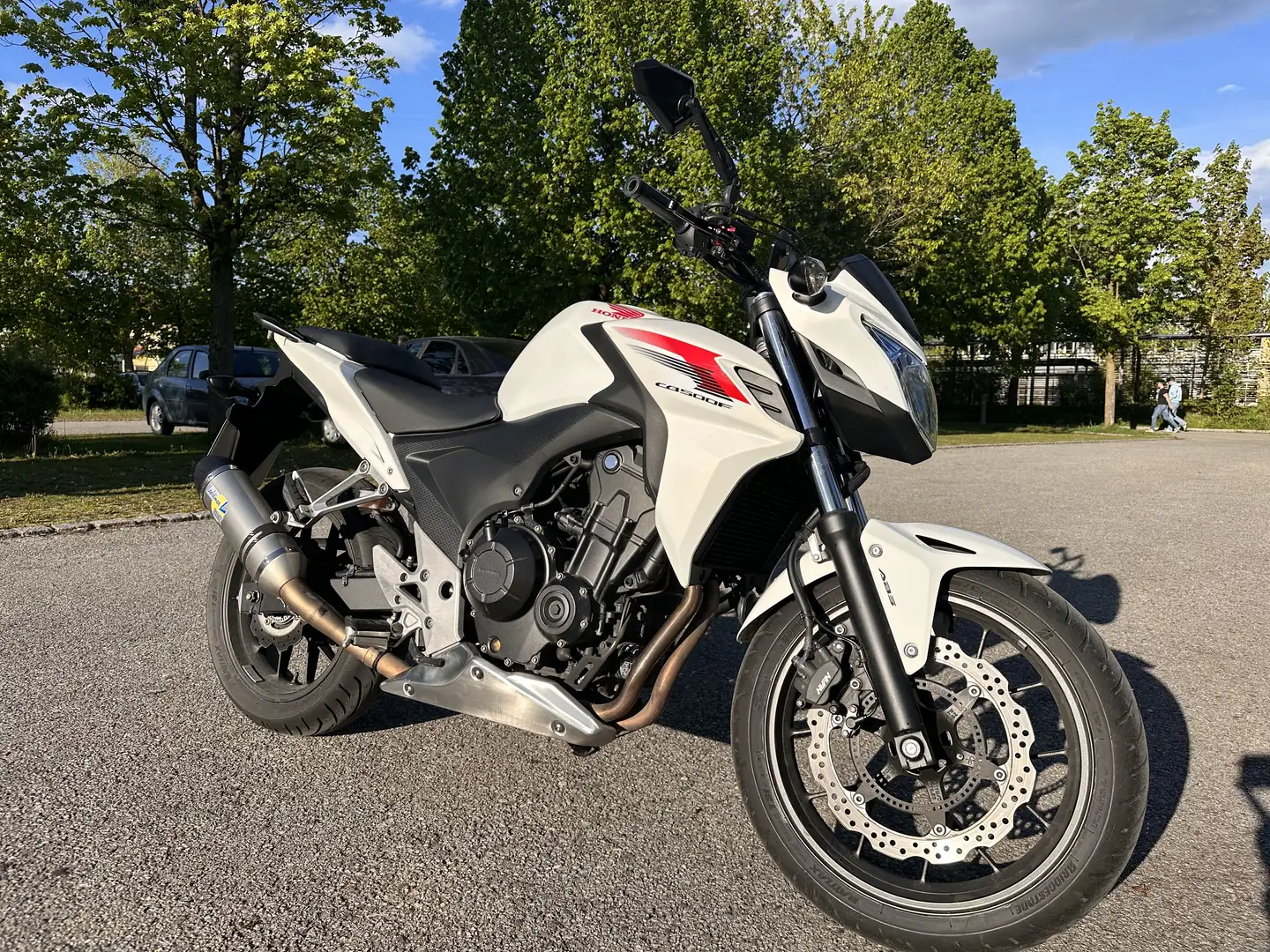 Honda CB 500 F Blanc - 1